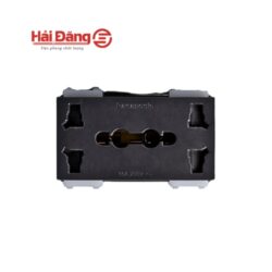 Ổ cắm đôi 3 chấu Panasonic WEV157207H màu xám
